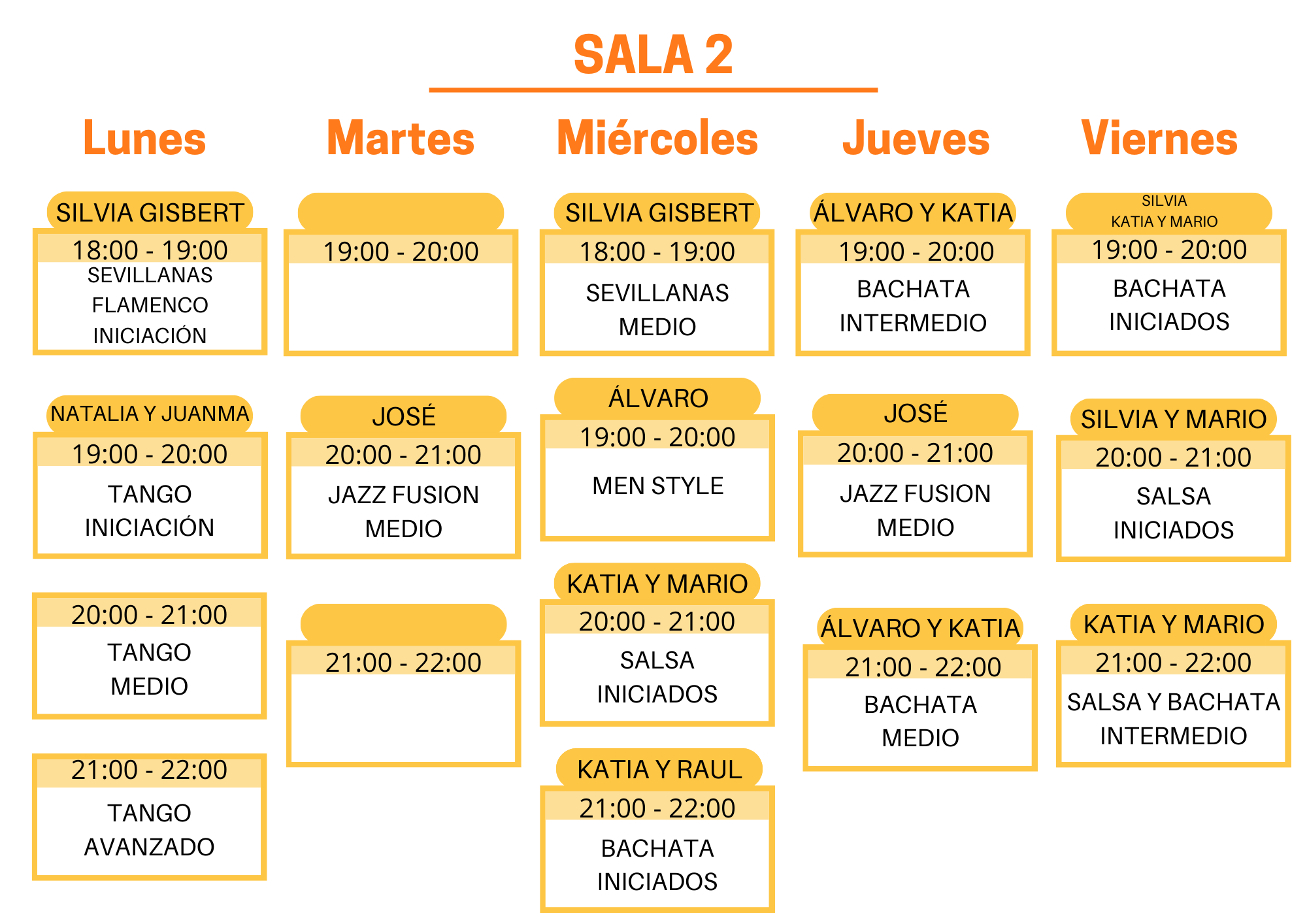 horarios