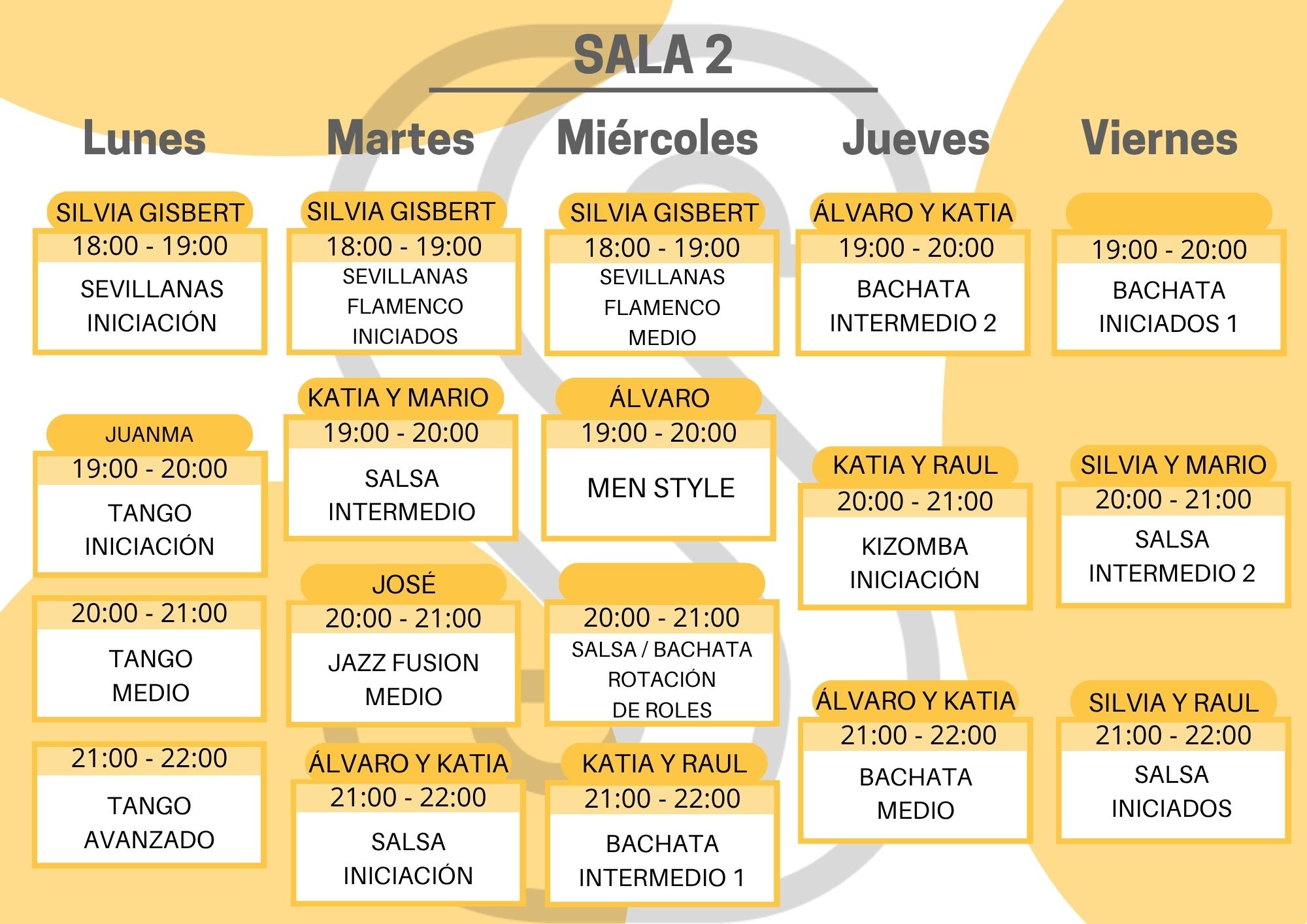 horarios